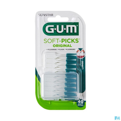 GUM® Softpicks Plast-ctc Fluor Origin. Large 40 634