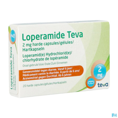 Loperamide Teva Caps 20 X 2mg