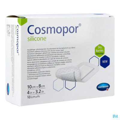 Cosmopor® Silicone 10x8 cm (10 stuks)