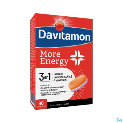 Davitamon More Energy 3-in-1 (30 tabletten)