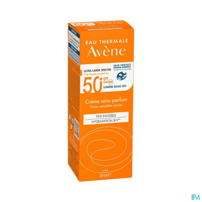 Avène Zon SPF50+ Crème Zonder Parfum (50ml)