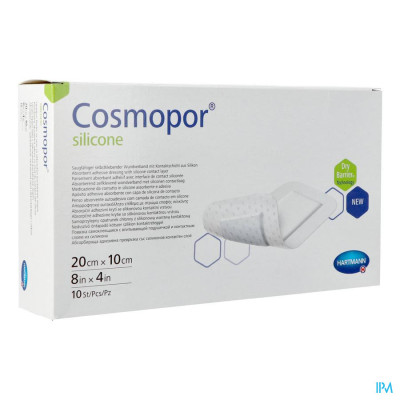 Cosmopor® Silicone 20x10cm (10 stuks)