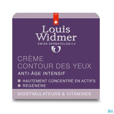 Louis Widmer - Intensief Anti-Ageing Oogomtrekcrème (licht parfum) - 30ml