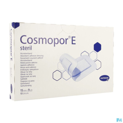 Cosmopor® E Latexvrij 15x9cm (10 stuks)