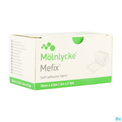 Molnlycke® Mefix Zelfklevende Fixatie 10,0cmx 2,5m 1 311070