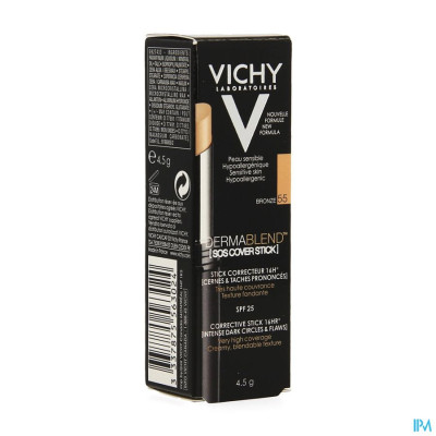 Vichy Dermablend Fond de Teint SOS Cover Stick 55 14u 4,5g