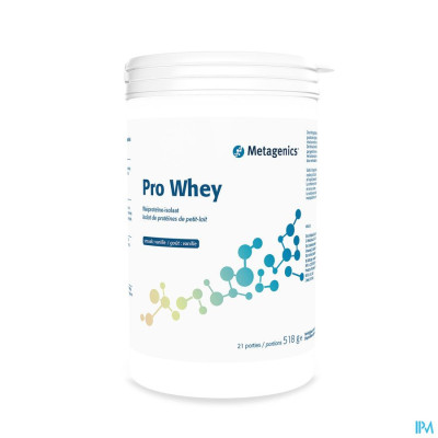 Pro Whey Vanille Nf Pdr 21port. Metagenics