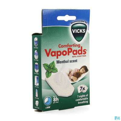 Vicks Comforting VapoPads Menthol (7 stuks)