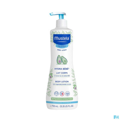 Mustela Normale Huid Hydra Baby lichaamsmelk (750ml)