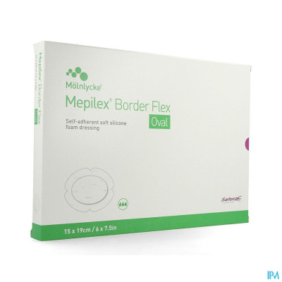 Molnlycke® Mepilex Border Flex Oval Verb 15x19cm 5 583400