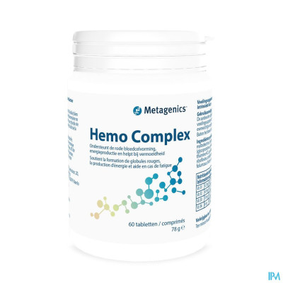 Hemocomplex Pot Tabl 60 6887 Metagenics