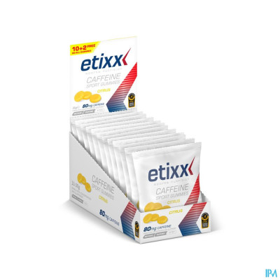 Etixx Caffeine Sport Gummies 12x30g