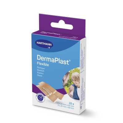 DermaPlast® FLEXIBLE Selfcare Pleisters 20x60mm(12st) + 20x80mm(8st)