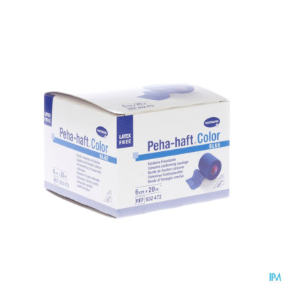 Peha-haft® Blauw Latexvrij 6cmx20m (1 rol)