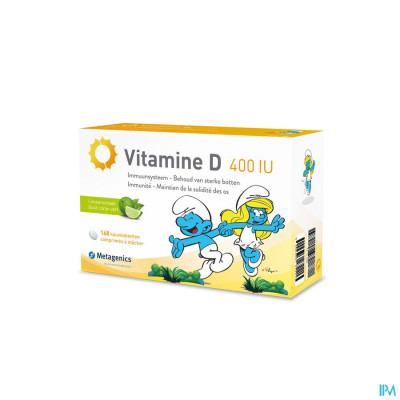 Vitamine D 400iu Metagenics Smurfen Comp 168