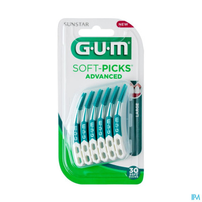 GUM® Softpicks Borstel Interdentaal  Ad. Large 30 651m