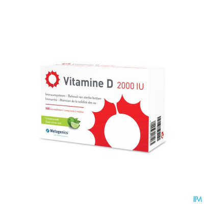 Vitamine D 2000iu Metagenics Tabl 168