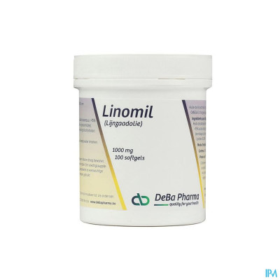 Linomil + Vit E 10mg Softgels 100 Deba