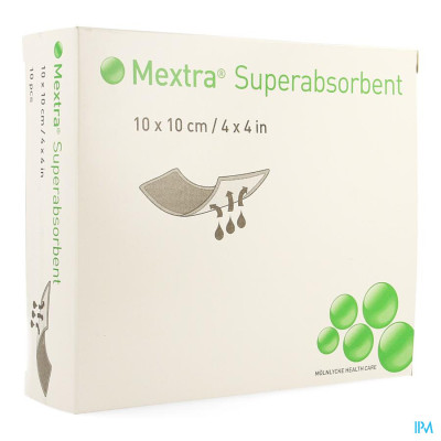 Molnlycke® Mextra Superabsorbent Nf 10,0x10,0cm 10 610700