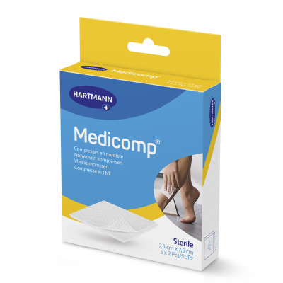 Medicomp® Selfcare Non-woven 7,5x7,5cm (5x2 stuks)
