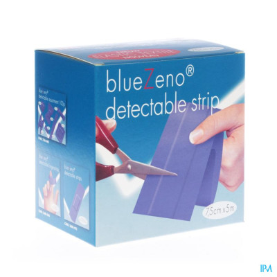 Bluezeno Detectable Strip Blue 7,5 cm x 5 m (1 rol)