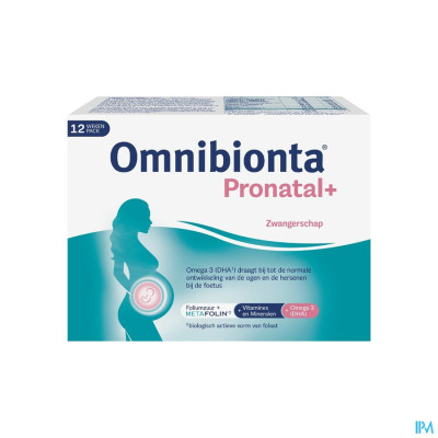 Omnibionta Pronatal+: 12 weken Pack (84 tabletten+84 capsules)