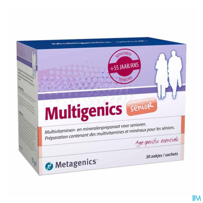 Multigenics Senior Pdr Zakje 30 7287 Metagenics