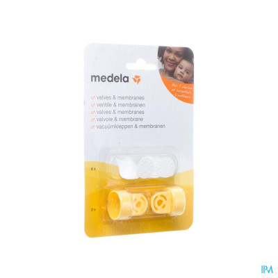 Medela Vacuum Set 2 Kleppen+6 Membranen 8000727