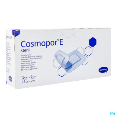 Cosmopor® E Latexvrij 15x6cm (25 stuks)