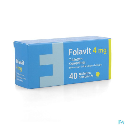 Folavit 4 mg (40 tabletten)