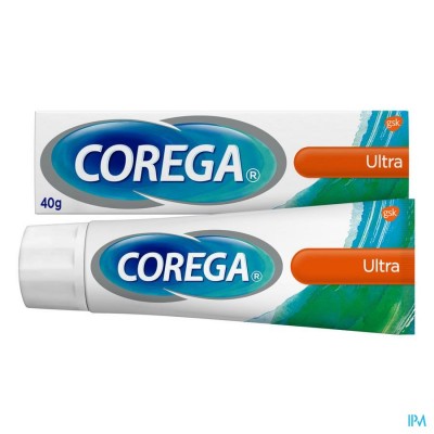Corega Ultra Kleefcreme Z/zink Tube 40g