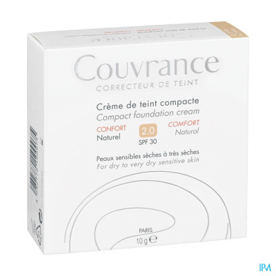 Avène Couvrance Crème Teint Comp. 02 Naturel Conf. (10g)