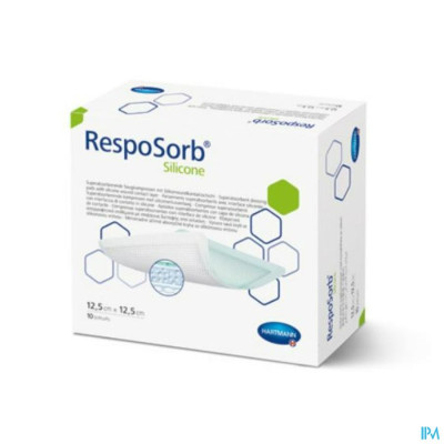 RespoSorb® Silicone 12,5x12,5cm (10 stuks)