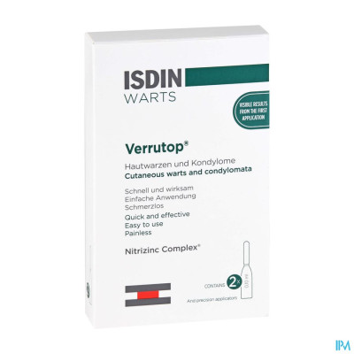 ISDIN Verrutop Warts Oplossing (4 ampullen)