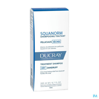 Ducray Squanorm Shampoo Droge Schilfers (200ml)