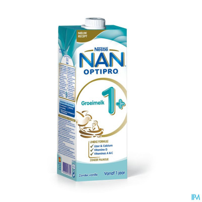 NAN Optipro Groeimelk 1+ (1 liter)