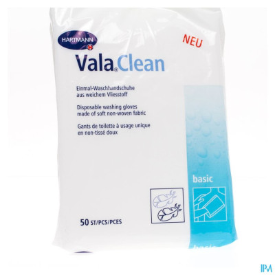 ValaClean Basic Washandjes voor eenmalig gebruik (50 stuks)