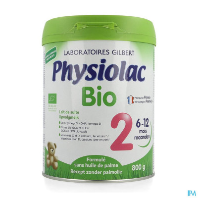 Physiolac Bio 2 Poedermelk Nf 800g