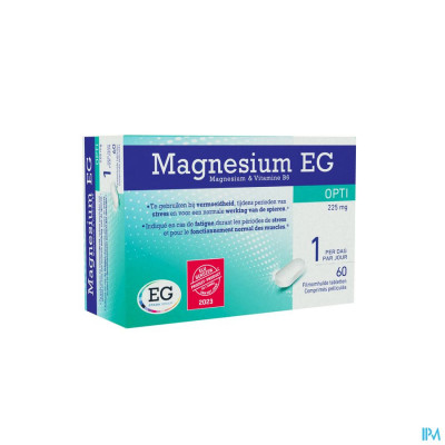 Magnesium EG Opti 225Mg Tabl 60