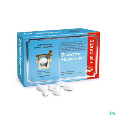 Pharma Nord BioActive Magnesium (120 tabletten +30 gratis)