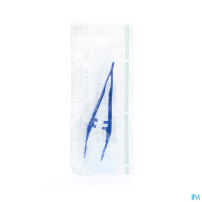 Raucoset Pince Anatomique Sterile Bleu 37893