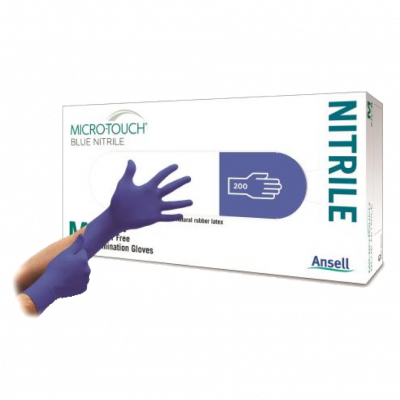 Ansell MICRO-TOUCH® Blue Nitrile (L) 200 stuks/doos