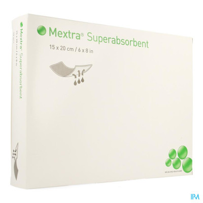 Molnlycke® Mextra Superabsorbent Nf 15,0x20,0cm 10 610730