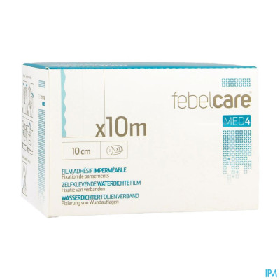 Febelcare MED4 Film Zelfklevend Waterproof 10cm x 10m