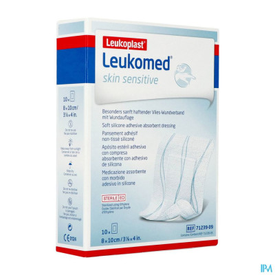 Leukomed Skin Sens. 8cmx10cm 10