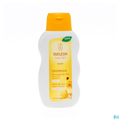 Weleda Baby Calendula Verzorgende Olie zonder Parfum (200ml)