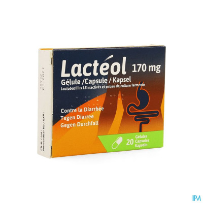 Lacteol 170mg Caps 20