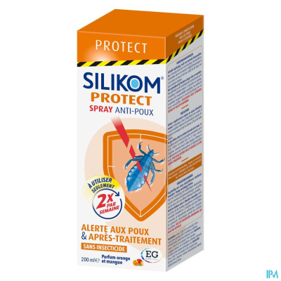 Silikom Protect Lotion Luizen          Spray 200Ml