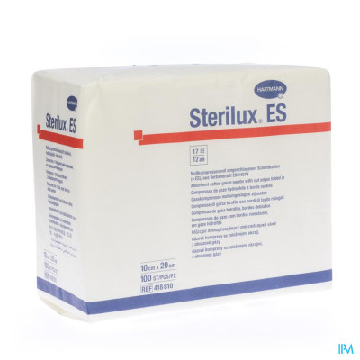 Sterilux® ES 10x20cm 12-laags Niet-Steriel (100 stuks)