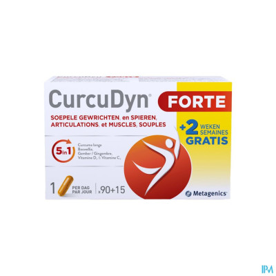 Metagenics CurcuDyn FORTE 5-in-1 (90 capsules + 15 GRATIS)